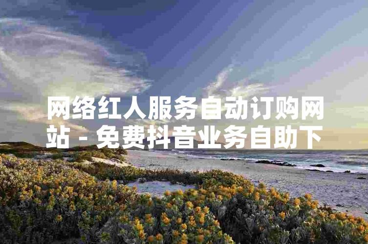 抖音自助下单平台，让购物变得更智能、更便捷