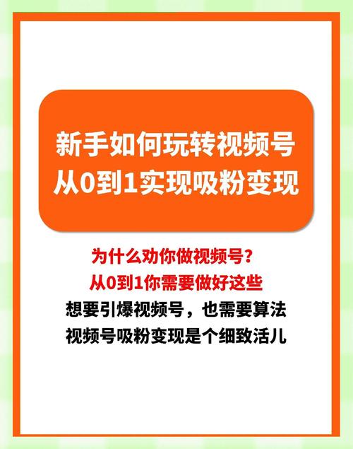 **揭秘视频号快速吸粉方法：新手也能轻松变网红！**